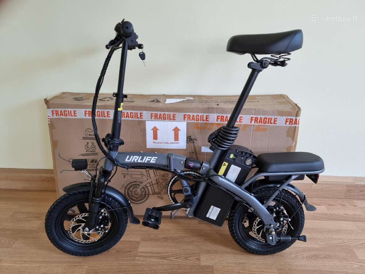 Sulankstomas ultra-compact elektrinis dviratis
