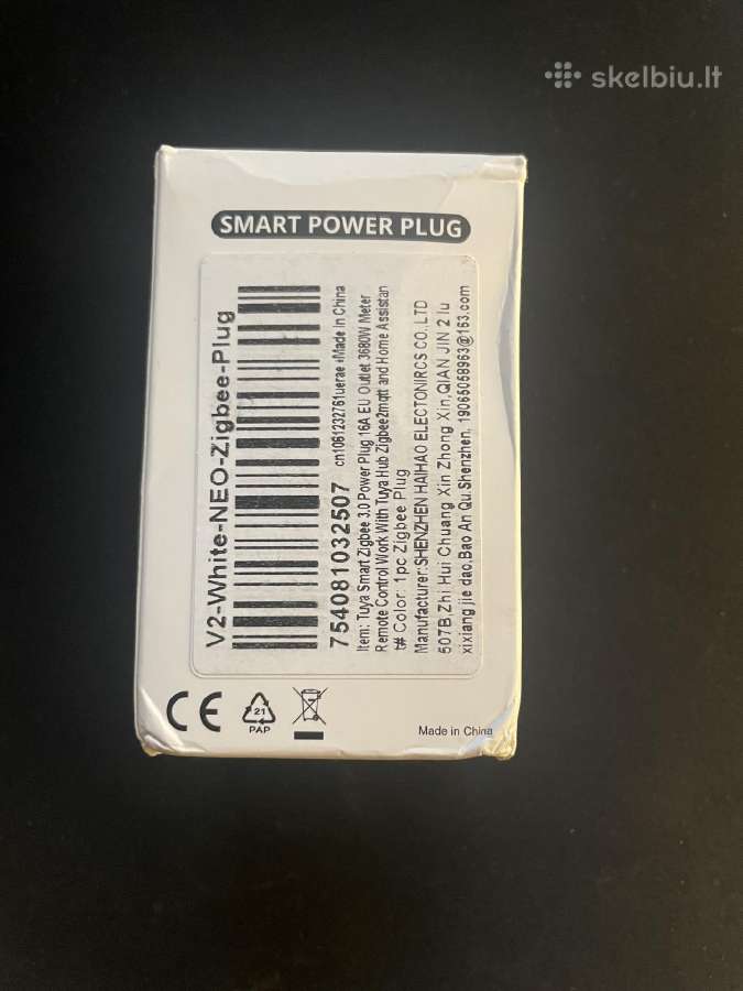 Zigbee išmani rozetė - nuotraukos Nr. 3