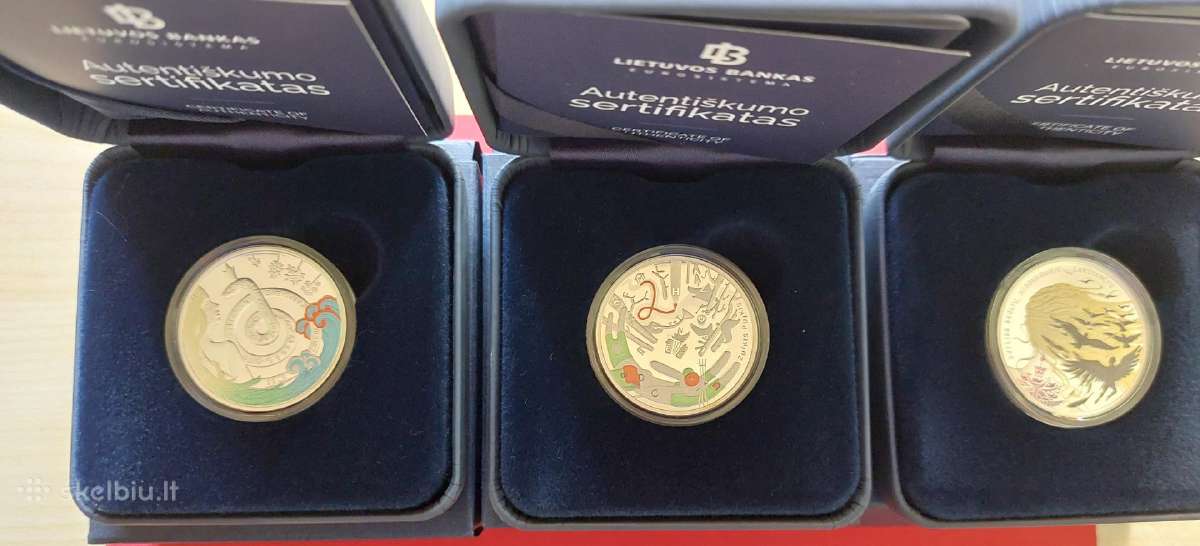 5€ monetos „Mano pasakos“-sidabras