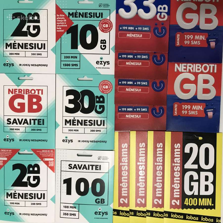 Daug tel. numerių 99000 00077 00088 00099 777713 - nuotraukos Nr. 3