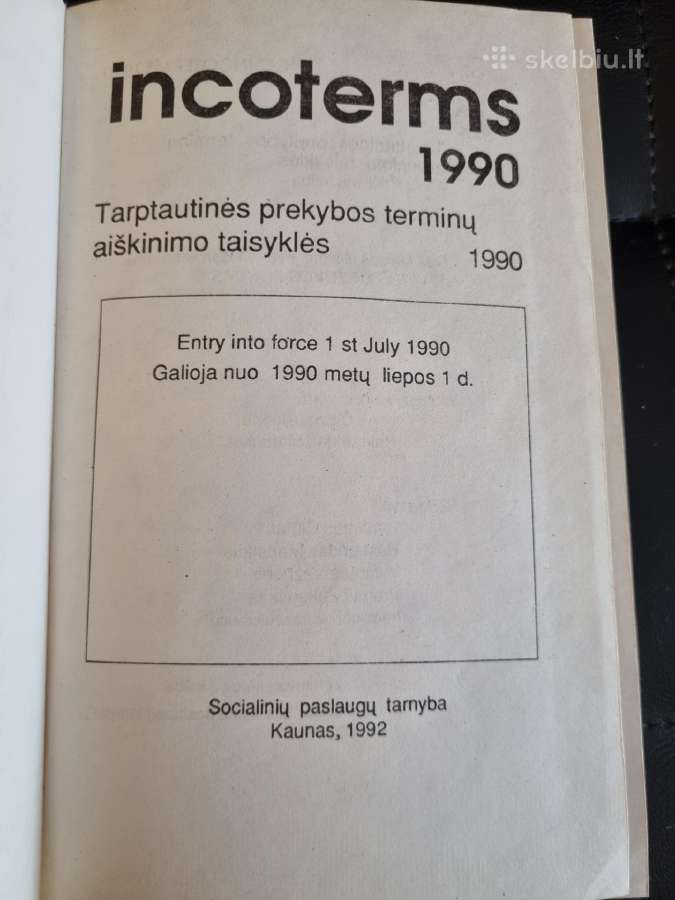 Incoterms 1990 - nuotraukos Nr. 2