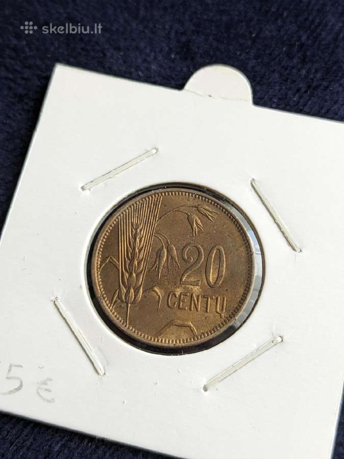 1925 20 centu - nuotraukos Nr. 2