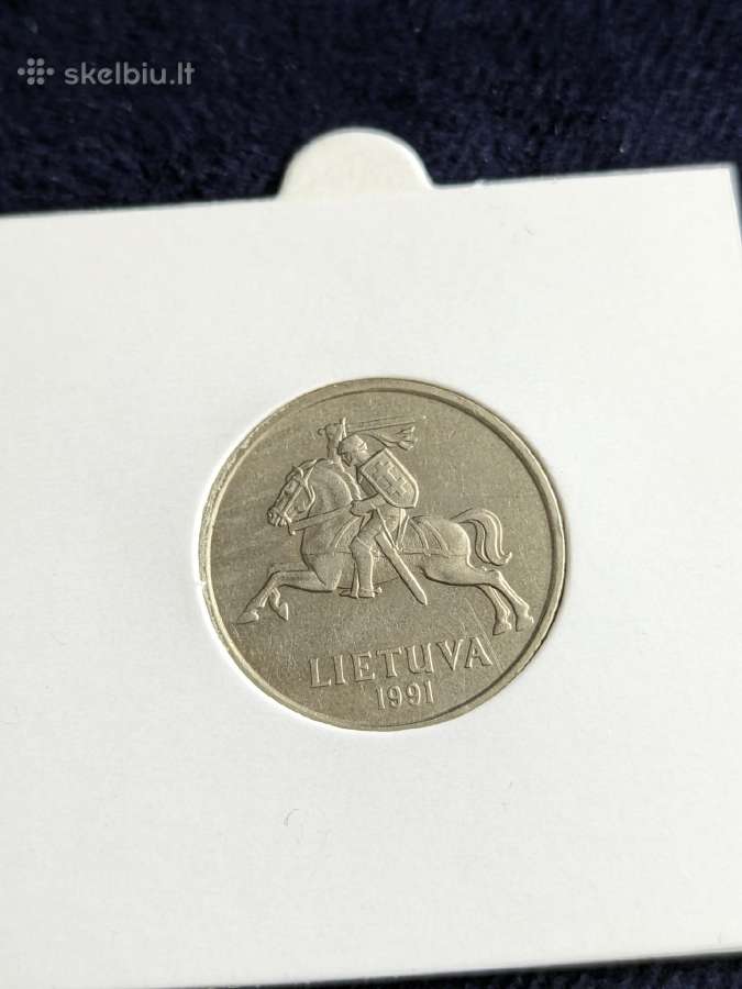 5 litai 1991 - nuotraukos Nr. 2