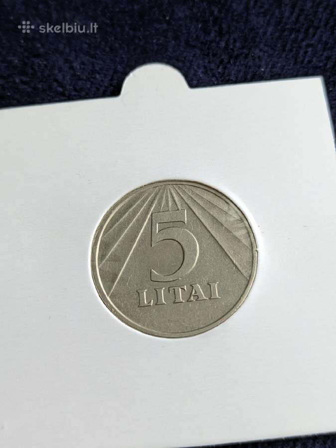 5 litai 1991
