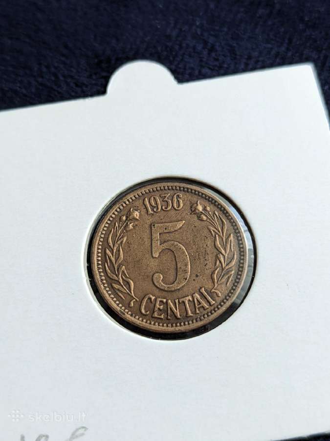 5 Centai 1936