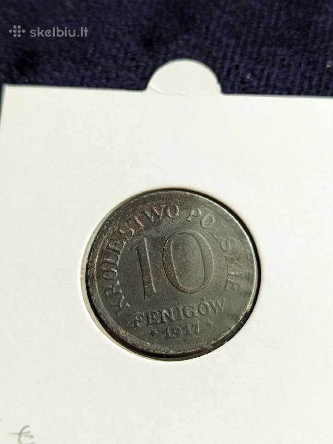Lenkija 10 fenigių, 1917