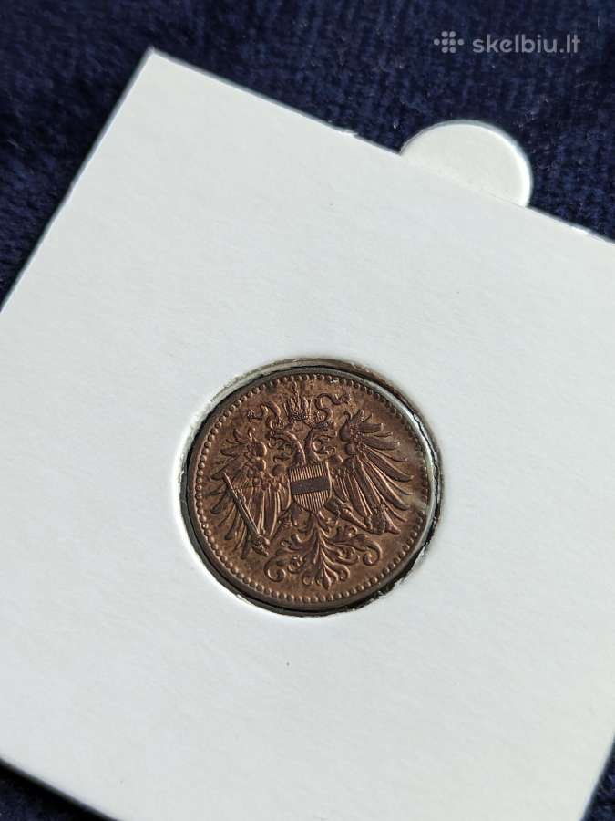 Austrija 1 heleris 1916 - nuotraukos Nr. 2