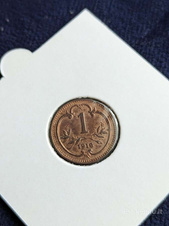 Austrija 1 heleris 1916