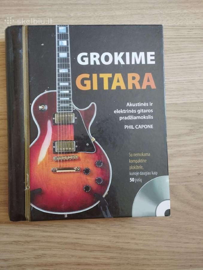 Knygų, kaip groti gitara rinkinukas