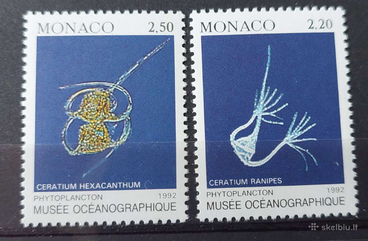 Monakas 1992 jūros fauna, švarus,