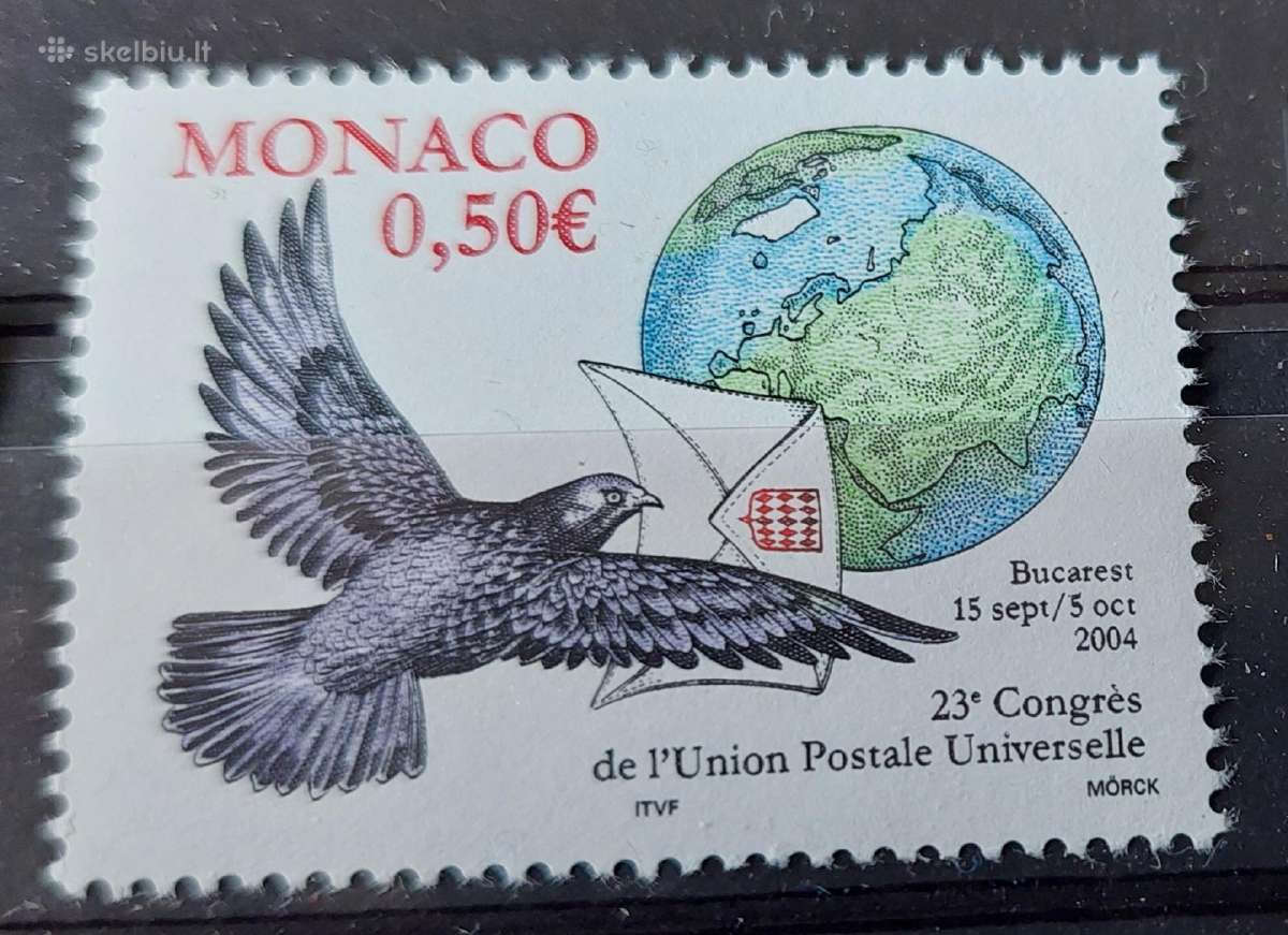 Monakas 2004 paukštis, švarus, Michel Nr. 2703