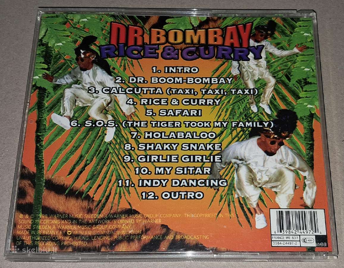 Dr. Bombay – Rice & Curry (Audio CD) - nuotraukos Nr. 2
