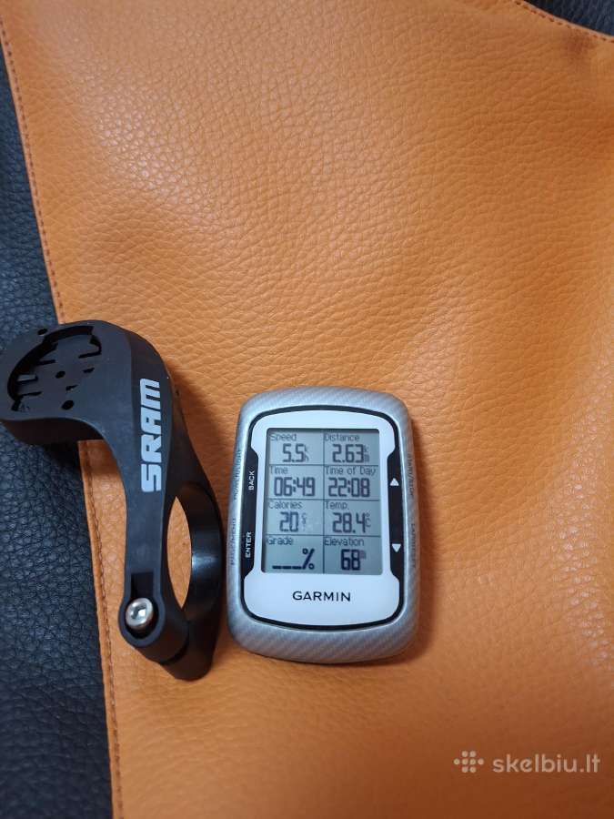 Dviračio kompiuteris Garmin edge 500 su laikikliu - nuotraukos Nr. 2