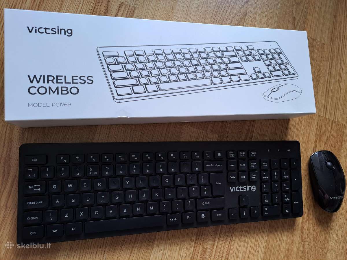 Klaviatūros ir pelės komplektas Victsing Pc176b