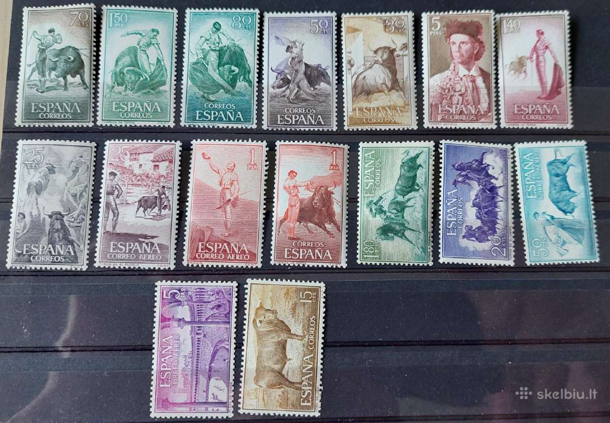 Ispanija 1960 Bulių kova ,švarus
