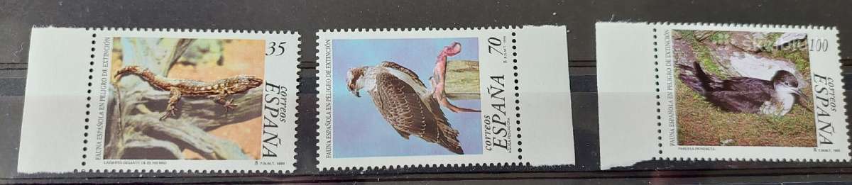 Ispanija 1999 švarus,fauna Michel Nr.3449-3451