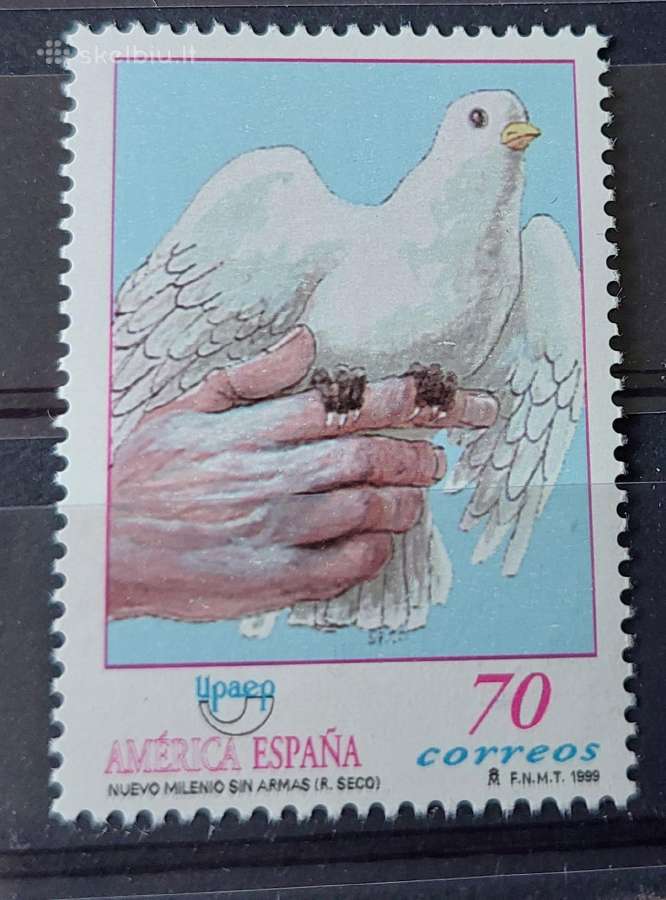 Ispanija 1999 balandis, švarus, Michel Nr.3510