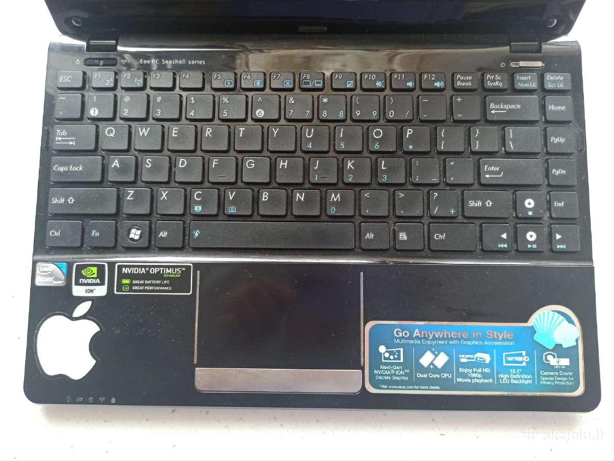 Asus Eee Pc 1215n Laptop - nuotraukos Nr. 2