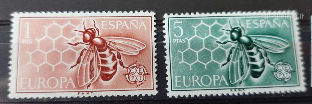 Ispanija 1962 Cept(bitės) švarus, Michel Nr.1340-1