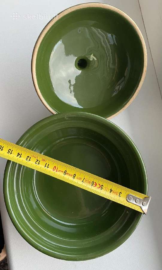 Molinis indas, dubuo, 45 cm, antikvarinis