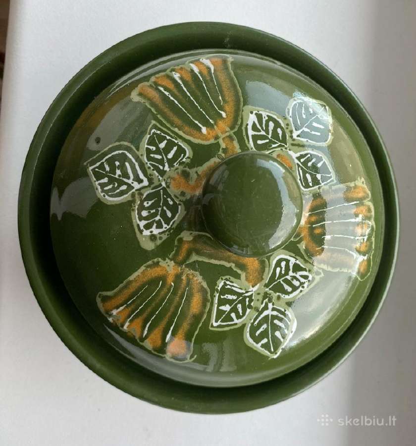 Molinis indas, dubuo, 45 cm, antikvarinis - nuotraukos Nr. 3