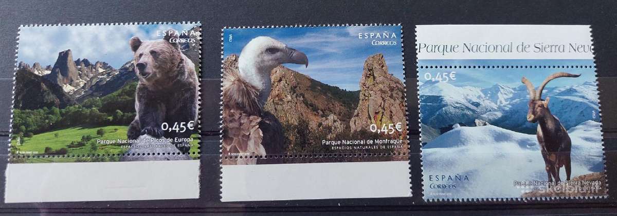 Ispanija 2010 fauna , švarus Michel Nr.4522-4524