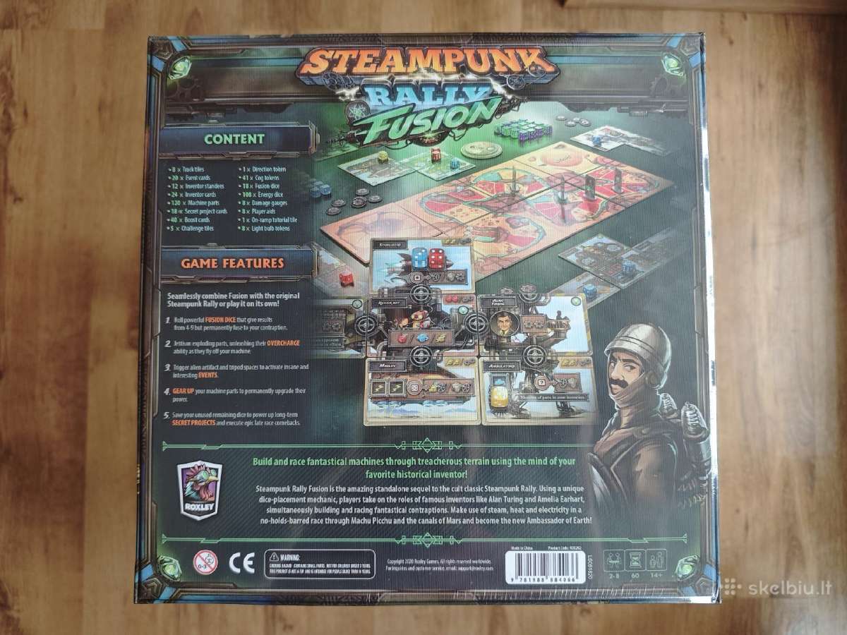 Stalo žaidimas Steampunk Rally: Fusion - nuotraukos Nr. 2