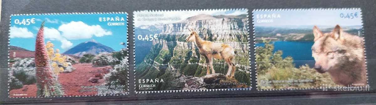 Ispanija 2010 fauna , švarus Michel Nr.4530-4532