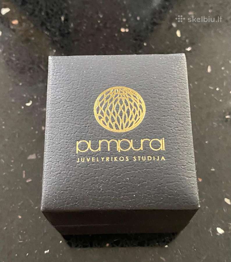 Sužadetuvių žiedas su tikru 1ct.briliantu - nuotraukos Nr. 7