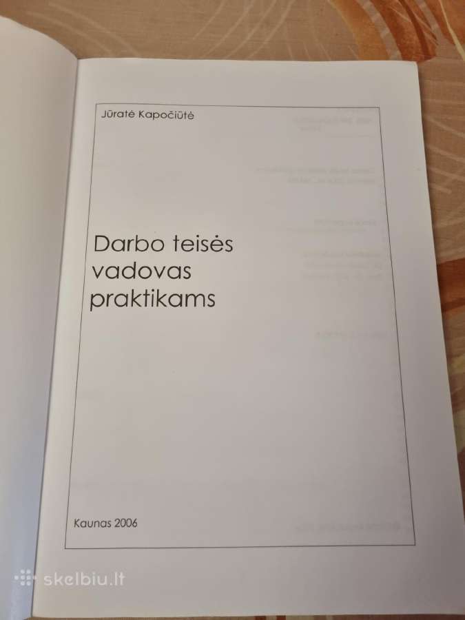 Darbo teisės vadovas praktikams - nuotraukos Nr. 2