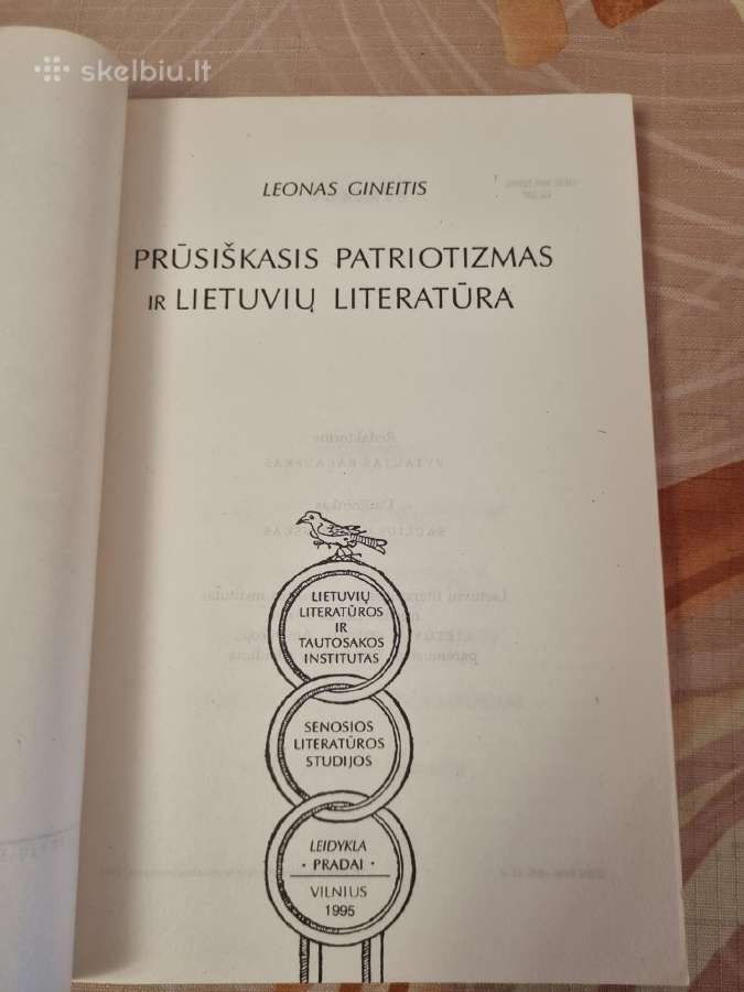 Prūsiškasis patriotizmas ir Lietuvių literatūra - nuotraukos Nr. 2