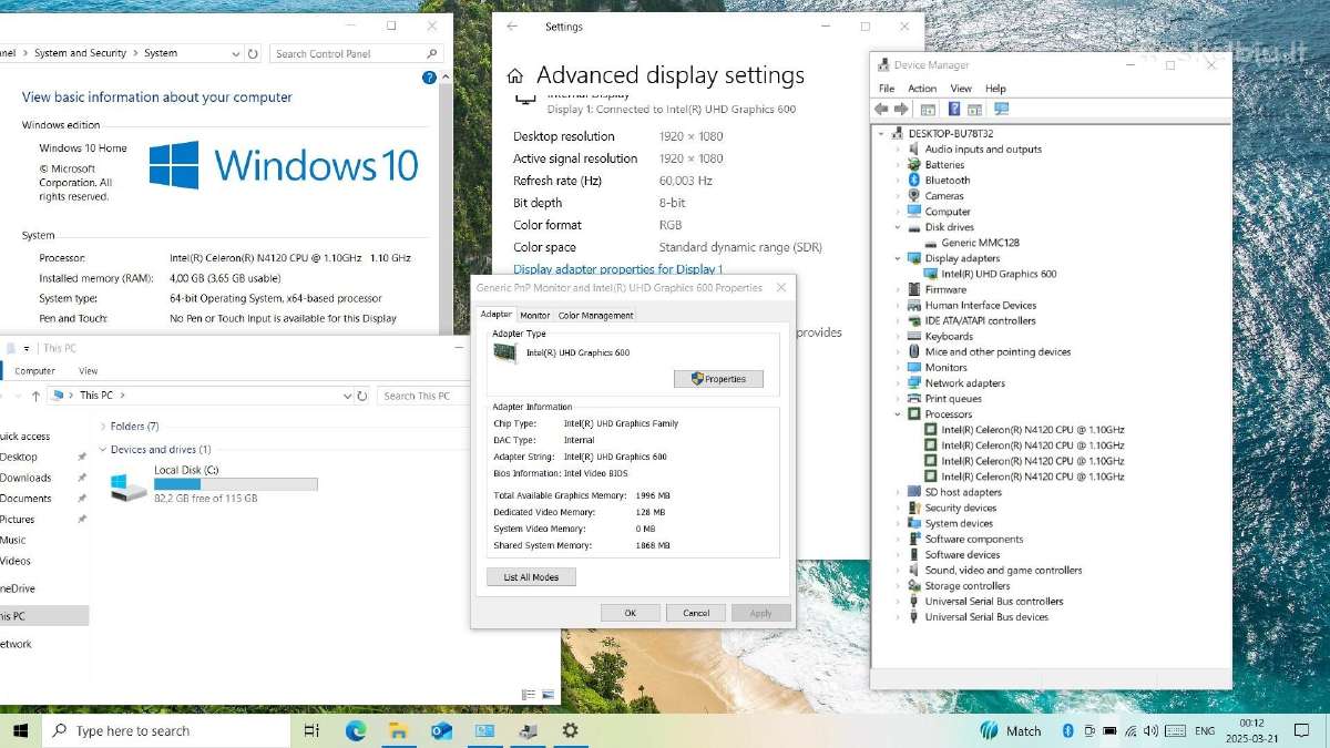 Lenovo ideapad 1 14coliu Fhd SSD - nuotraukos Nr. 8