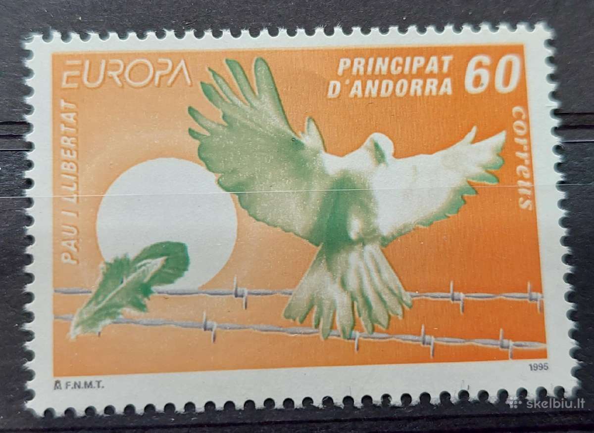 Andora (Ispanu) 1995 Cept, švarus Michel Nr.243