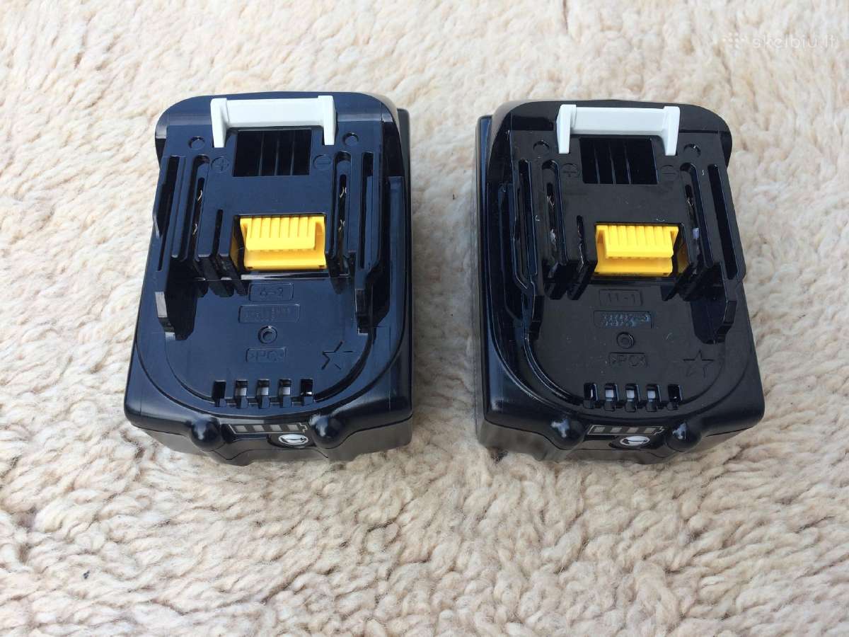 Makita akumuliatoriai 2x5ah - nuotraukos Nr. 2