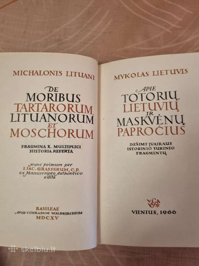 Apie Totorių , Lietuvių ir Maskvėnų papročius - nuotraukos Nr. 3