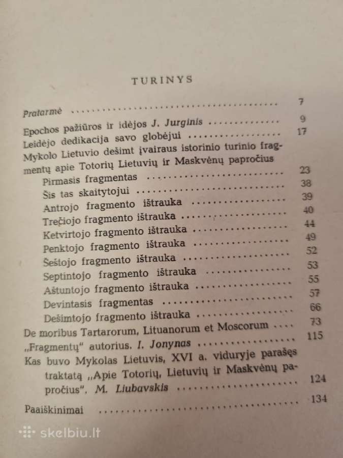 Apie Totorių , Lietuvių ir Maskvėnų papročius - nuotraukos Nr. 4
