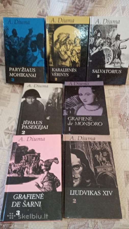 Aleksandras Diuma 7 knygos