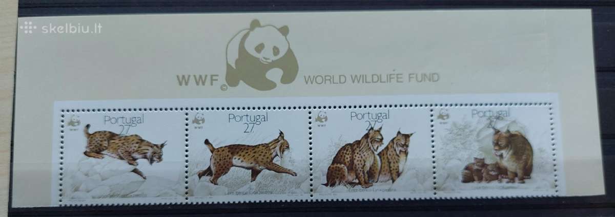 Portugalija 1988 Wwf Lūšis, švarus, Michel Nr 1741