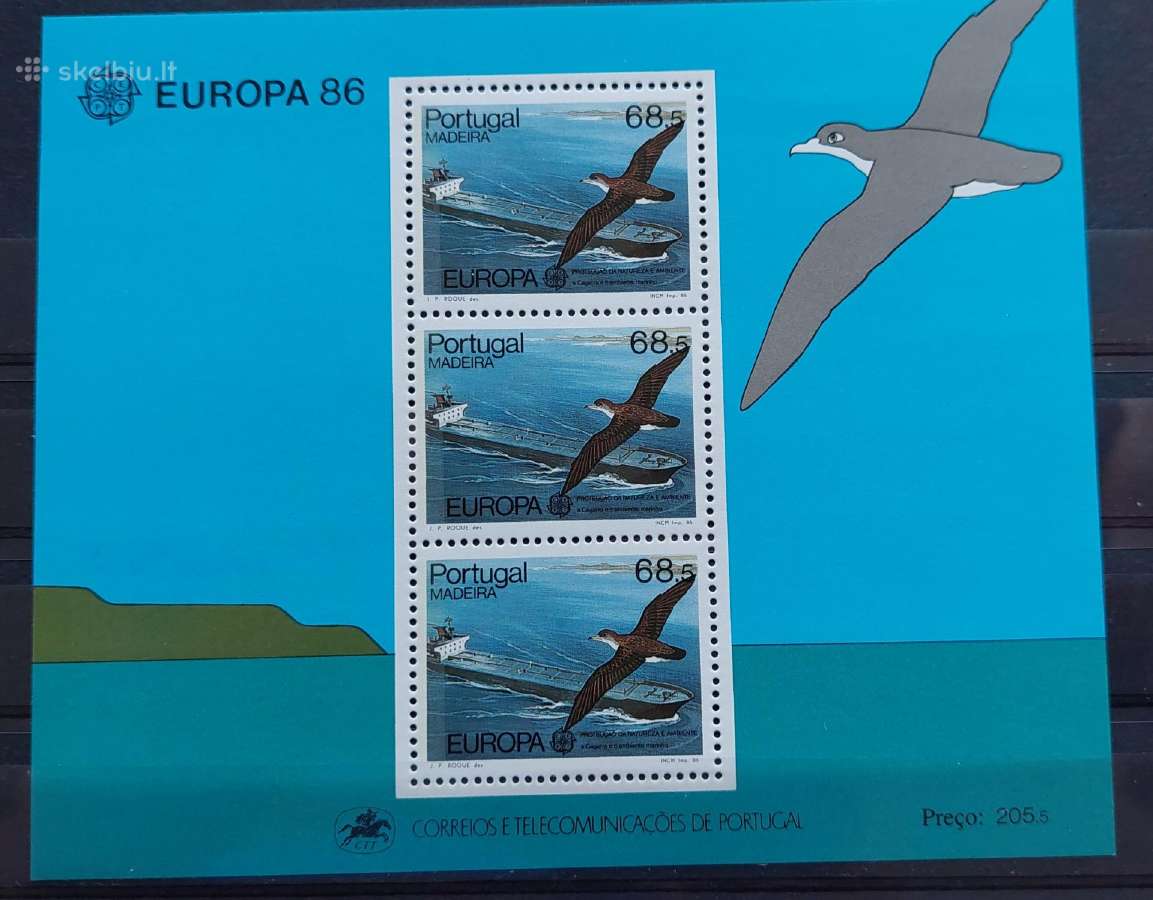 Portugalija (Madeira) 1986 Cept, švarus, Michel N