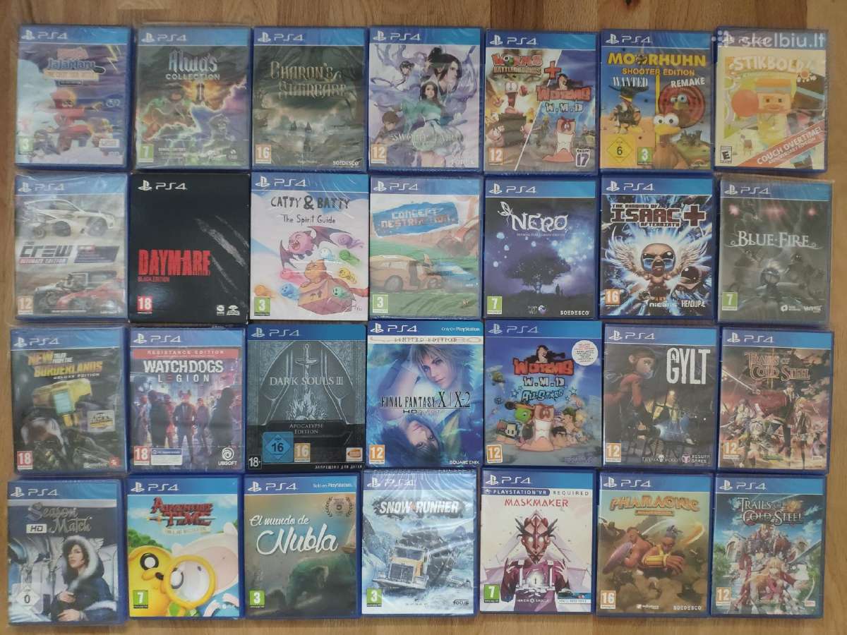 Playstation 4 -5 zaidimai, nauji, naudoti. - nuotraukos Nr. 2