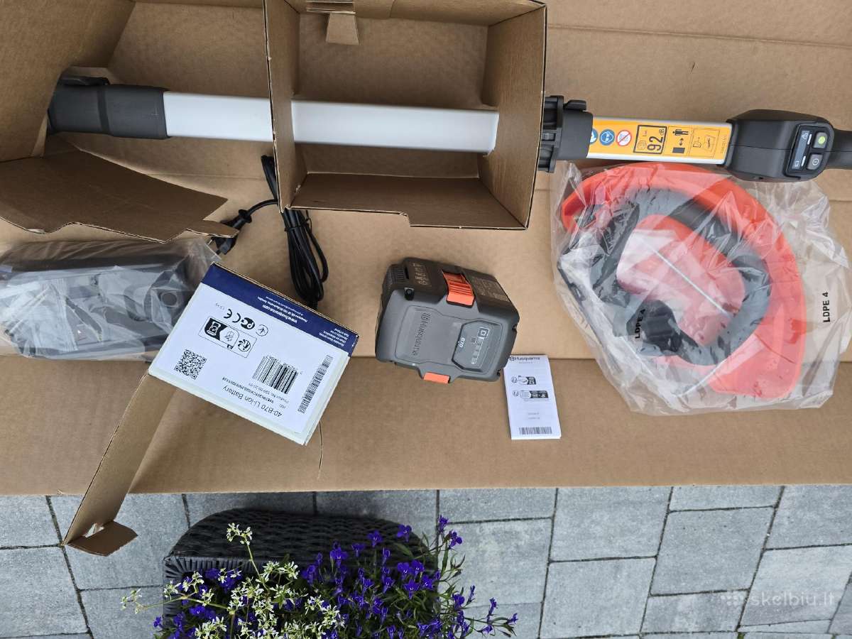 Husqvarna 215il trimerisž.naujas.akumuliatorinė žo - nuotraukos Nr. 2