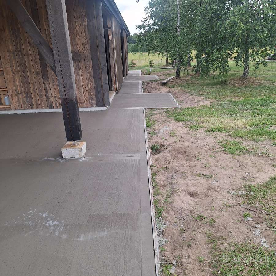 Pramoninių grindų betonavimas - nuotraukos Nr. 21