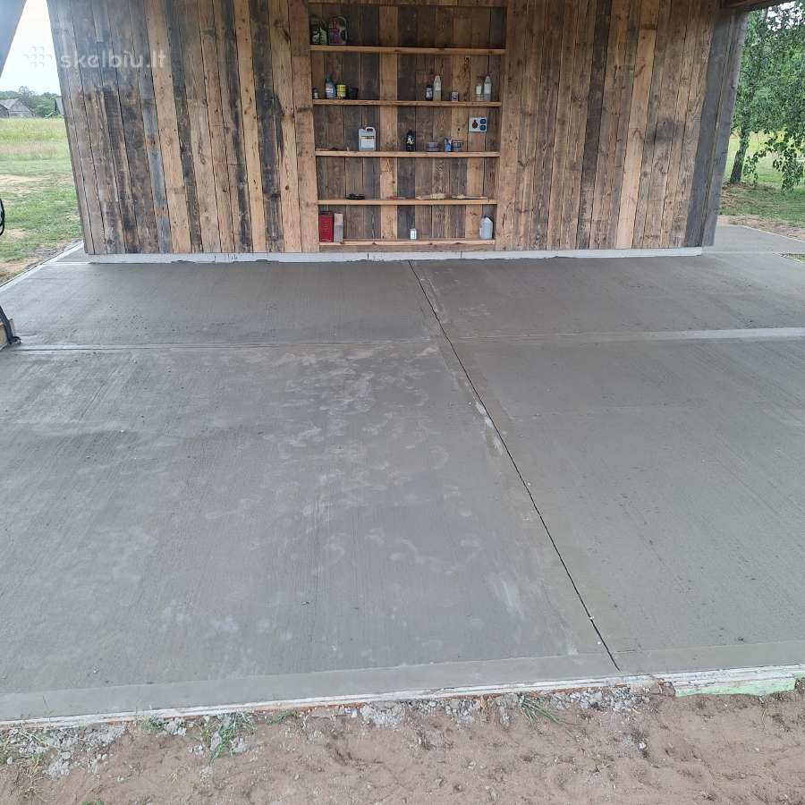 Pramoninių grindų betonavimas - nuotraukos Nr. 22