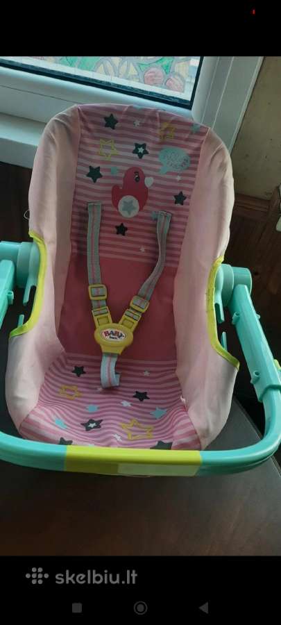 2 naudotos leles baby born. Nešiokle. - nuotraukos Nr. 6