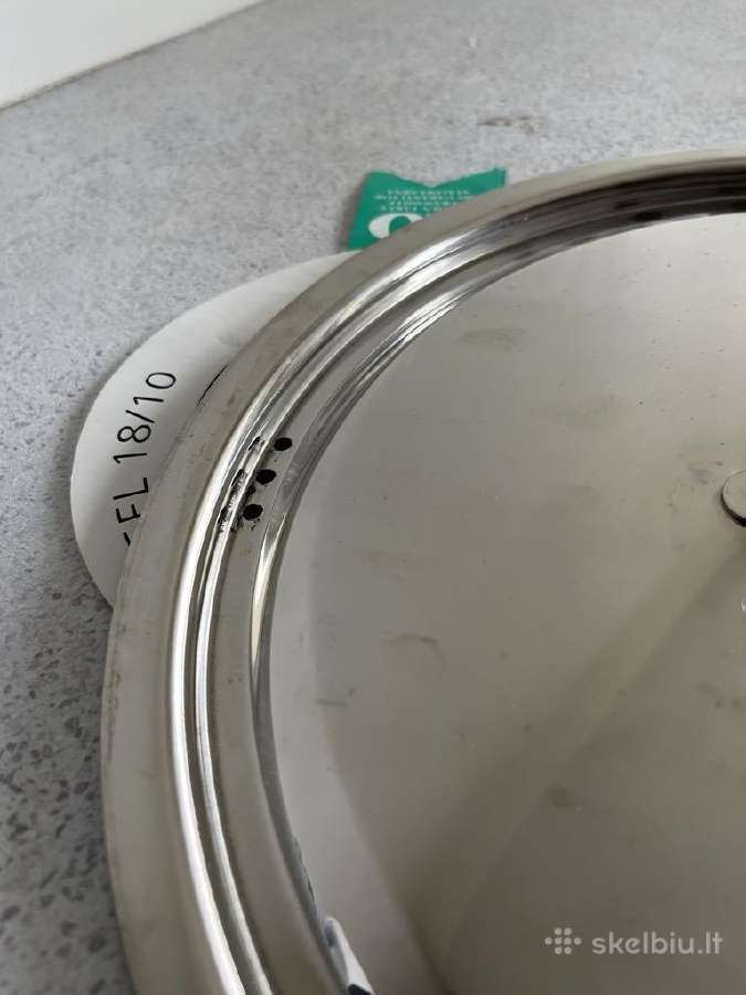 Puodas 10 ltr. su įdėklu garinimui - nuotraukos Nr. 4