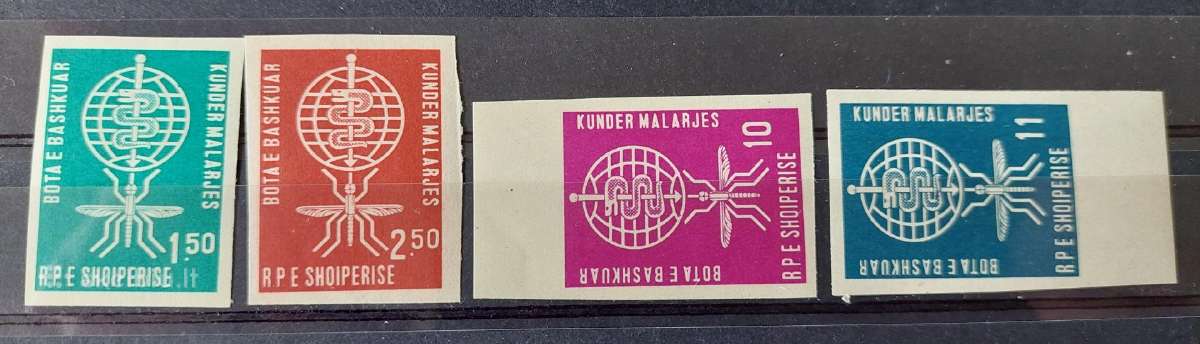 Albanija 1962 Maliarija, švarus ,Michel Nr.650b-65