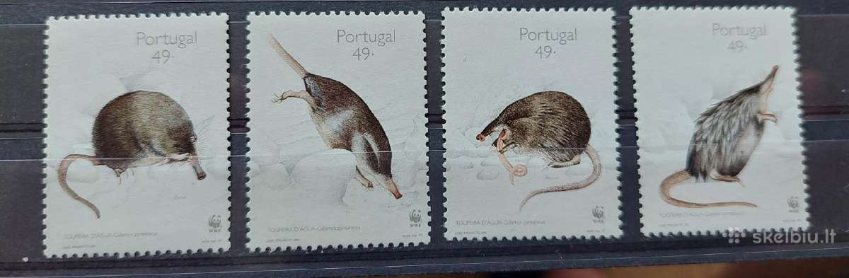 Portugalija 1997 Wwf, švarus ,Michel Nr.2174-2177