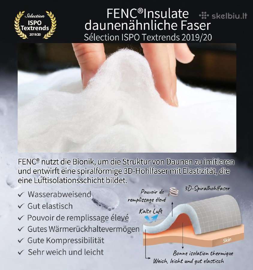 „Litume 4.6c“miegmaišis 900 g, 4,6–17 c, - nuotraukos Nr. 8