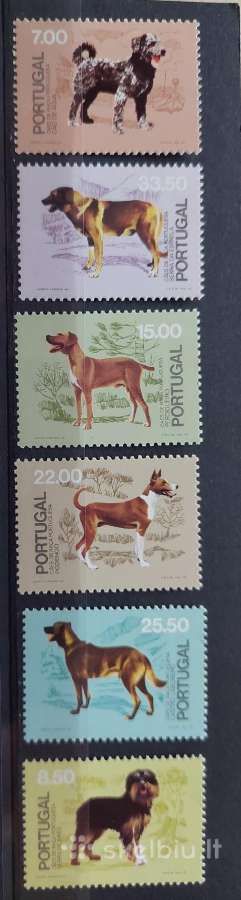 Portugalija 1981 šunis, švarus ,Michel Nr.1522-152