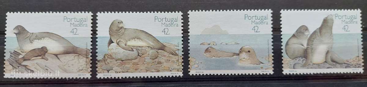 Portugalija(madeira) 1993 ruoniai, švarus ,Michel